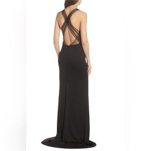 ADRIANNA PAPELL Lola Jersey Long Dress